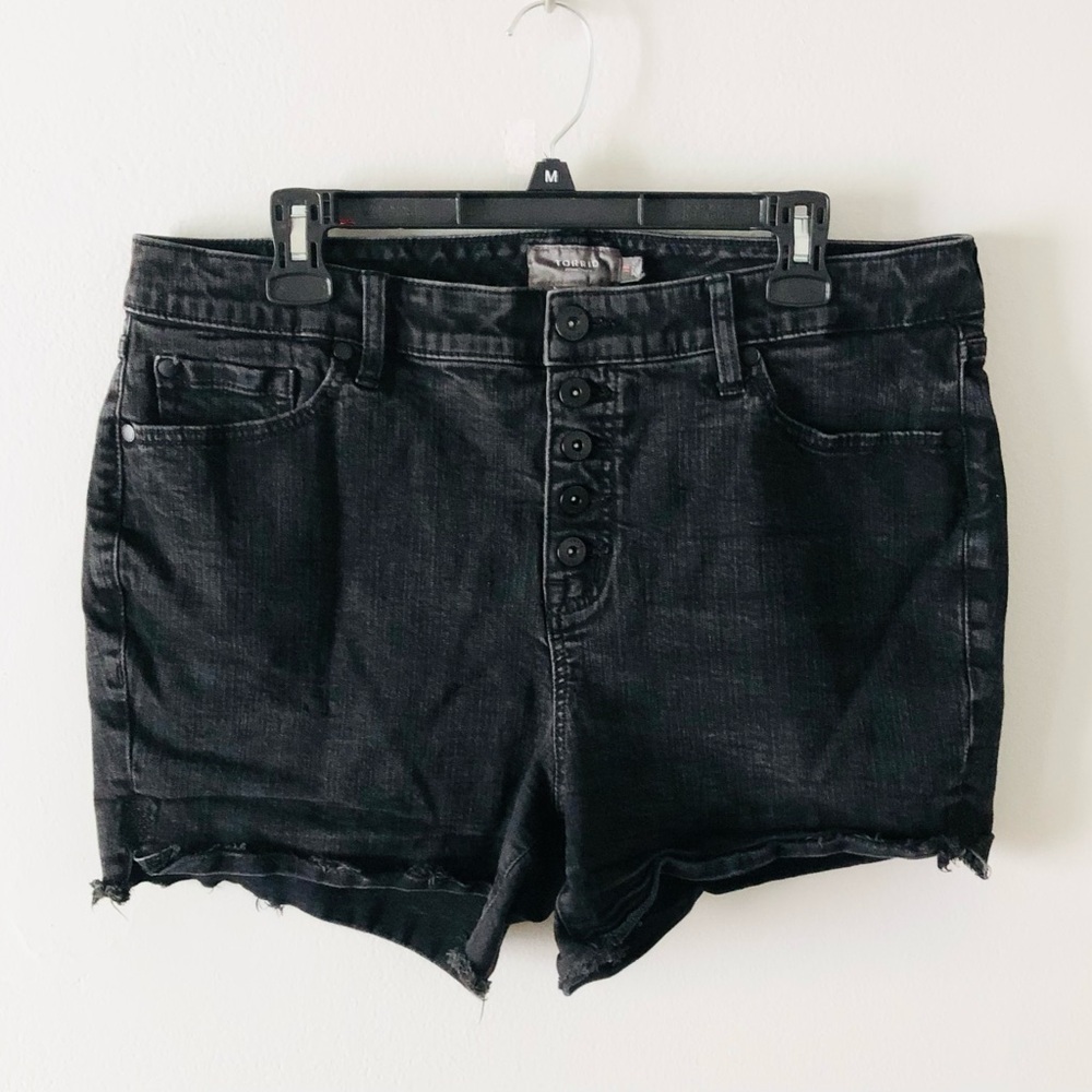 Torrid Button Fly Jean Shorts 16